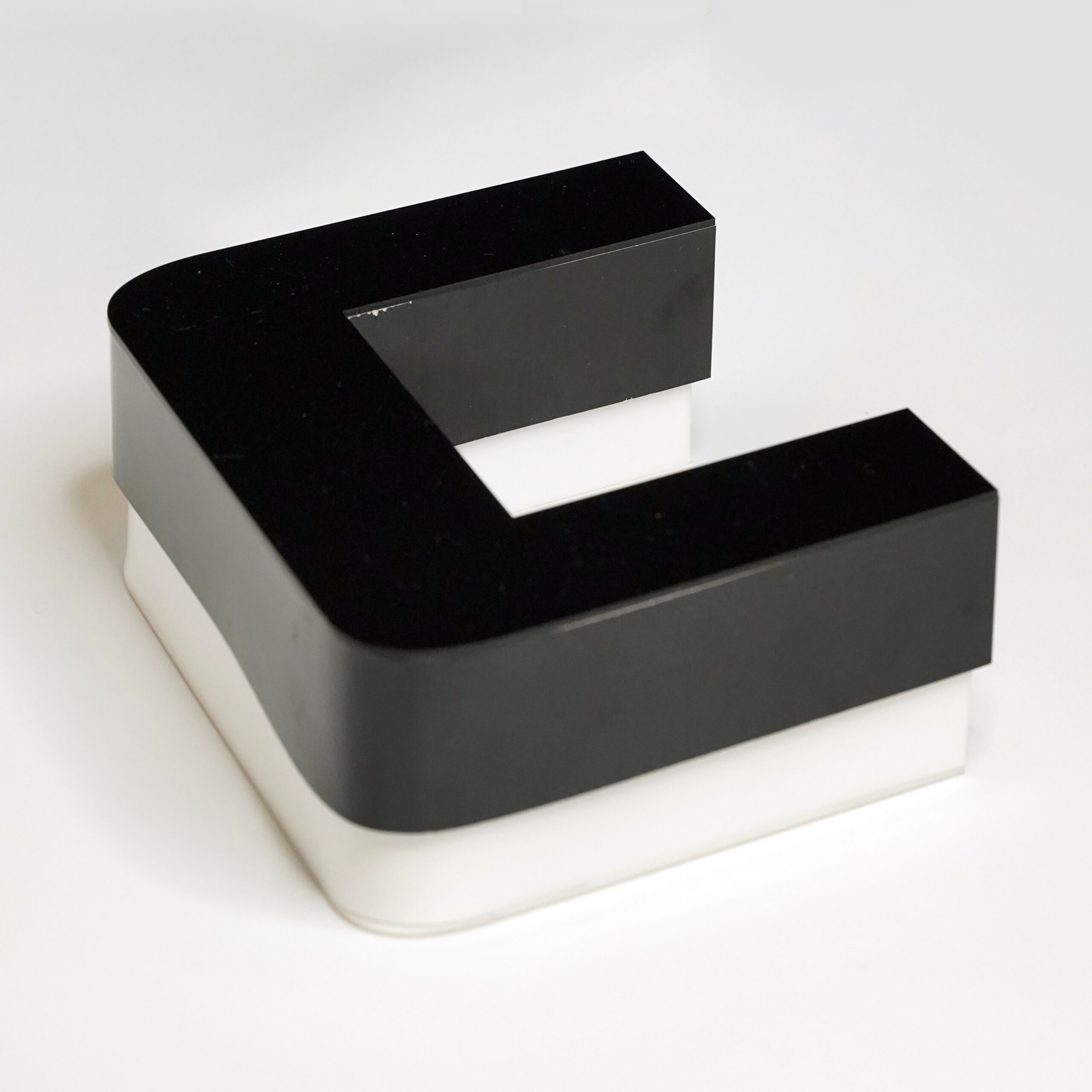 Acrylic backlit signage letter